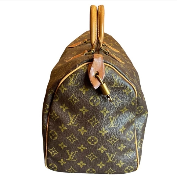 LOUIS VUITTON Vintage Monogram Speedy 40 Boston Bag Travel Weekender - Picture 11 of 15